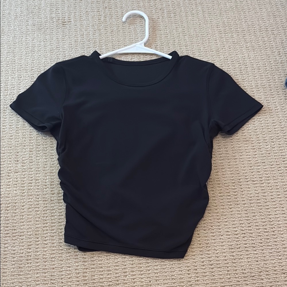 Black Lululemon Short Sleeve Top